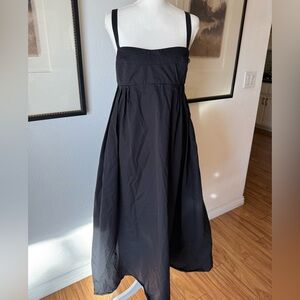 Zara Black Maxi Strappy A-Line Dress